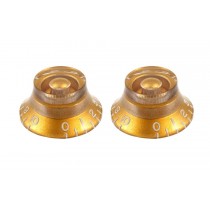 ALLPARTS PK-0140-032 Gold Bell Knobs 