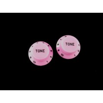 ALLPARTS PK-0153-021 Set of 2 Pink Tone Knobs 