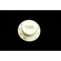 ALLPARTS PK-0153-025 Set of 2 White Tone Knobs 