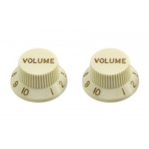 ALLPARTS PK-0154-024 Set of 2 Mint Green Volume Knobs 