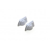 ALLPARTS PK-0173-025 White Pointer Knobs 