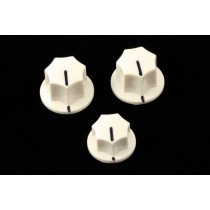 ALLPARTS PK-0174-028 Cream Knob Set for Jazz Bass 