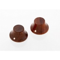 ALLPARTS PK-3197-0B0 Bubinga Bell Knobs 