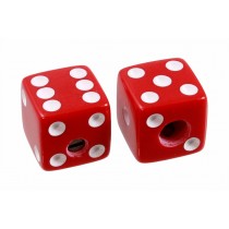 ALLPARTS PK-3250-026 Red Dice Knobs 