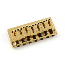 ALLPARTS SB-5100-002 Gold 7 String Non-Tremolo Bridge 