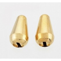 ALLPARTS SK-0710-002 Gold USA Switch Tips for Stratocaster 