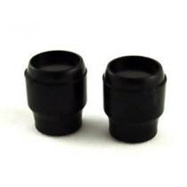 ALLPARTS SK-0714-B23 Bulk Pack of 25 Vintage Black Tips 
