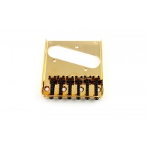 ALLPARTS TB-0033-002 Gold Vintage 6 Saddle Bridge for Telecaster 