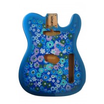 ALLPARTS TBF-BF Blue Flower Finished Replacement Body for Telecaster 