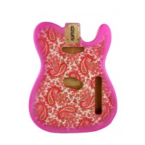 ALLPARTS TBF-PKP Pink Paisley Finished Replacement Body for Telecaster 