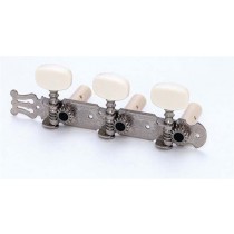 ALLPARTS TK-0125-001 Nickel Classical Tuner Set 