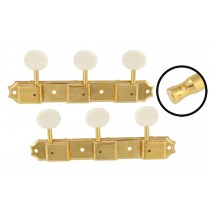 ALLPARTS TK-0700-002 Vintage Style 3x3 Keys Gold 