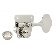 ALLPARTS TK-0882-001 Gotoh 4-in-line Open Gear Nickel Bass Keys 