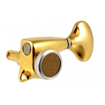 ALLPARTS TK-7247-002 Gotoh Delta 3x3 Gold Locking Tuners 