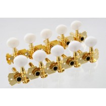 ALLPARTS TK-7929-002 10 String 5x5 Strip Tuners Gold 