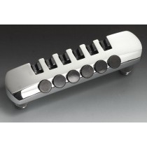 ALLPARTS TP-0398-010 Schaller Chrome Stop Tailpiece 