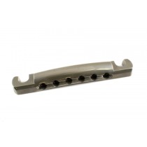 ALLPARTS TP-3408-001 Featherweight Stop Tailpiece Antique Nickel 