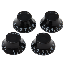 Gibson Top Hat Knobs (Black)(4 pcs.)