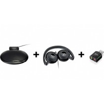 AKG CBL410 arbeidsstasjonssett med 1x CBL410 mic og 1x K20 hodetelefon