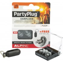 Alpine PartyPlug Earplugs Silver Grey