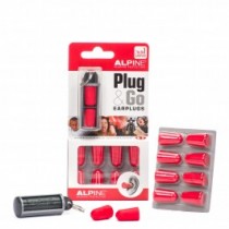 Alpine Plug And Go foam earplugs 5 pair blister