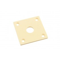 ALLPARTS AP-0635-000 Vintage Style Square Jackplate for Les Paul - Ivory