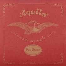 Aquila 85U Red Series Concert Ukulele Key C – GCEA Regular Set High G - Strengesett til Ukulele