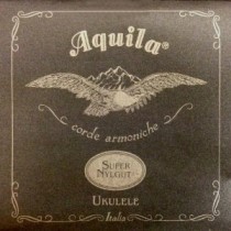 AQUILA TENOR 106U UKULELE SUPER NYLGUT Key of C - GCEA REGULAR SET high G - Strengesett til Ukulele.