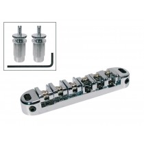 Boston B-200-C bridge for e-guitar. roller bridge model. with studs. chrome