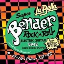 LaBella The Bender B942 .009-.042 - Strengesett til elgitar