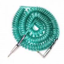 Bullet Cable 30′ Coil Cable Teal Clear (Str/Ang)