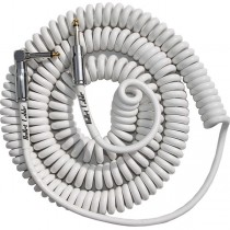 Bullet Cable 30′ Coil Cable White (Str/Ang)
