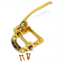 ALLPARTS TP-3640-L02 Left Handed Bigsby B5 Vibrato Tailpiece Gold 