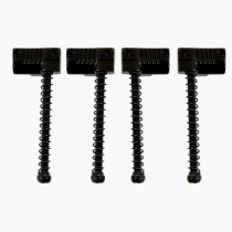 ALLPARTS BP-2071-003 Set of 4 Grooved Saddles for Omega and Badass Bass Bridge