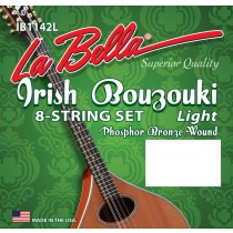 LaBella IB1142L World Folk Set Irish Bouzouki Light. 11-42. Ballend. Strengesett.