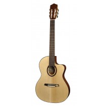 Salvador Cortez CS-205 Solid Top Concert Series classic guitar, solid spruce top, sapele back and sides, Fishman Sonitone electronics