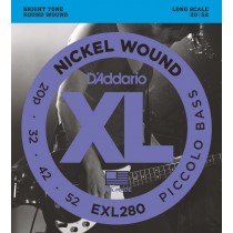 D'Addario EXL280 Piccolo Long Scale Basstrenger