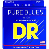 DR Strings PB-45 Pure blues bass-strenger, 045-105
