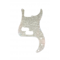 ALLPARTS PG-0750-055 White Pearloid Pickguard for Precision Bass 