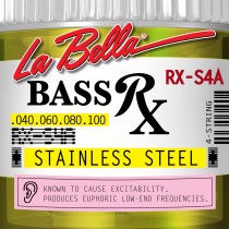 LaBella RX-S4C Bass Set Bass Rx Stainless Steel C .045-.105. Strengesett