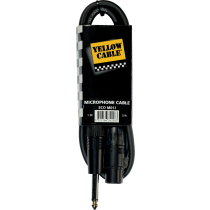 Yellow Cable M01J - 1m mono jack til hun-XLR