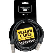 Yellow Cable PROM015X Mikrofonkabel med Neutrik XLR MALE/FEMALE 1,5M
