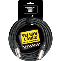 Yellow Cable PROM06X Mikrofonkabel med Neutrik XLR MALE/FEMALE 6M