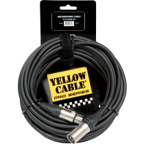 YELLOW CABLE MIKROFONKABEL PROM10X NEUTRIK XLR MALE/XLR FEMALE 30FT/10M