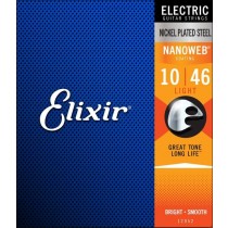 Elixir Nanoweb NWERL Light .010 - .046 - Strengesett til elektrisk gitar
