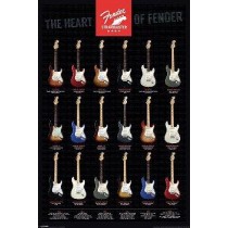 Fender "Stratocaster, The Heart of Fender" Plakat 53