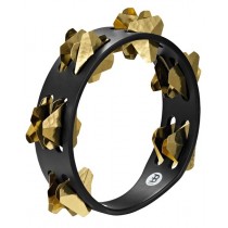 Meinl CSTA-2-B-BK 8" Compact Tamburin, Dry, Brass, Dobbel