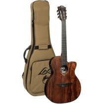 Lag SAUVAGE N ASCE Sauvage Nylon Auditorium Slim Cutaway Acoustic-Electric