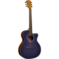 Lag T BLUE ACE Tramontane Special Edition Blue Auditorium Cutaway Acoustic-Electric