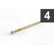 ALLPARTS GS-3312-001 Pack of 4 Nickel Soap Bar Pickup Mounting Screws 
